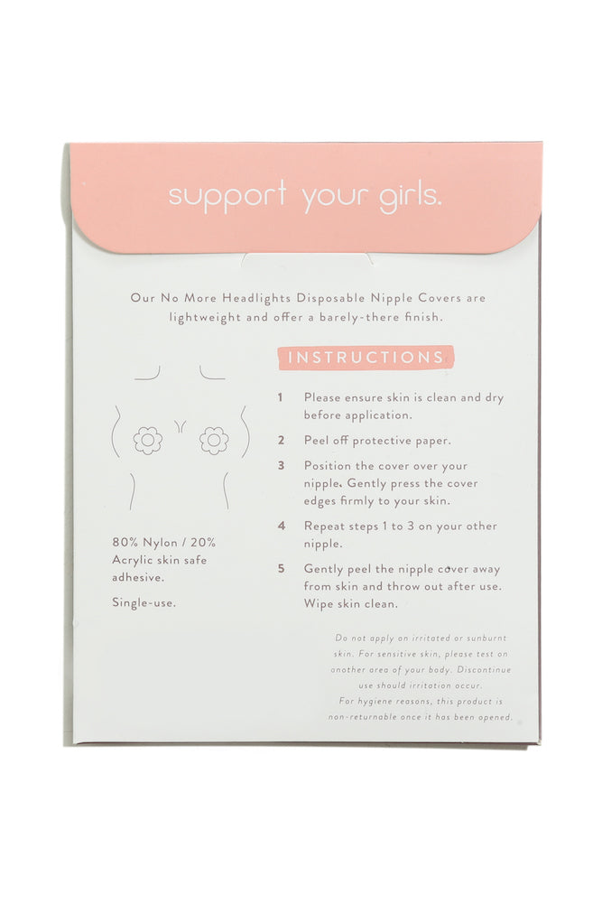 UNDERCOVER STYLE HELPERS No More Headlights Disposable Nipple Covers Nude
