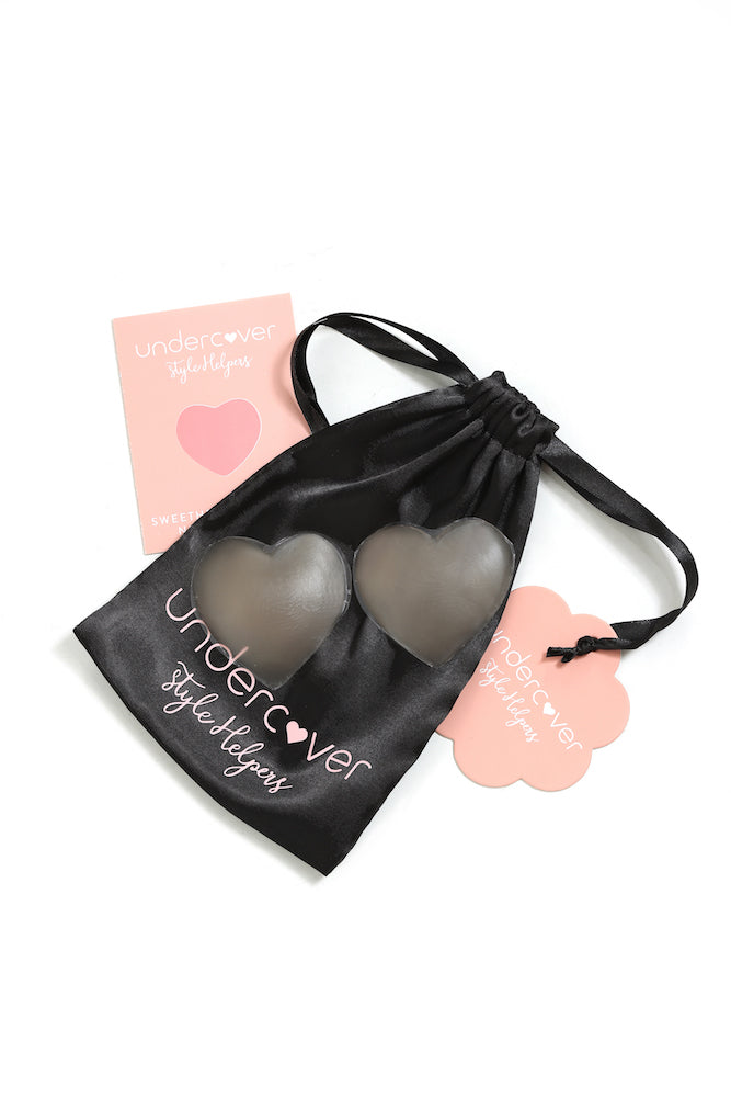 UNDERCOVER STYLE HELPERS Sweetheart Nipple Covers Nude