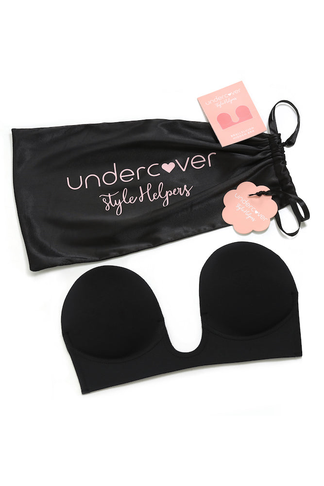 UNDERCOVER STYLE HELPERS Brallelujah Hidden Bra Black