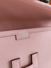 HM Jige Elan 29 Clutch In Crepe Pink Calfskin (25 days of production)
