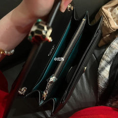BVL Serpenti Forever Shoulder Bag 25cm Black Cowhide GHW 188655