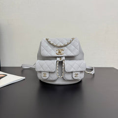 CC Mini Duma Backpack Light Grey Caviar