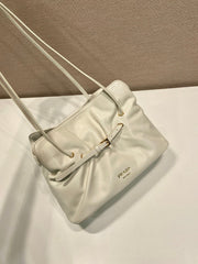 Prada Small Dada 25cm Ivory Nappa Leather