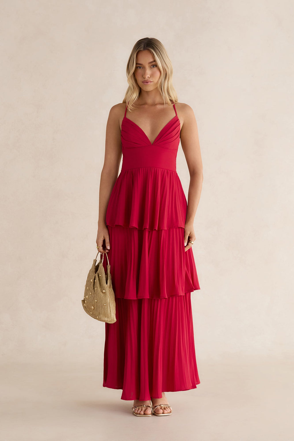 Thinking About This Maxi Dress Burgundy