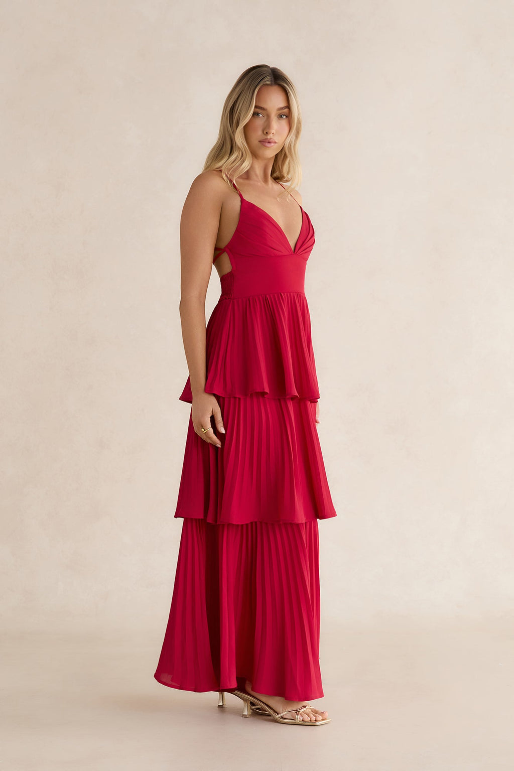 Thinking About This Maxi Dress Burgundy