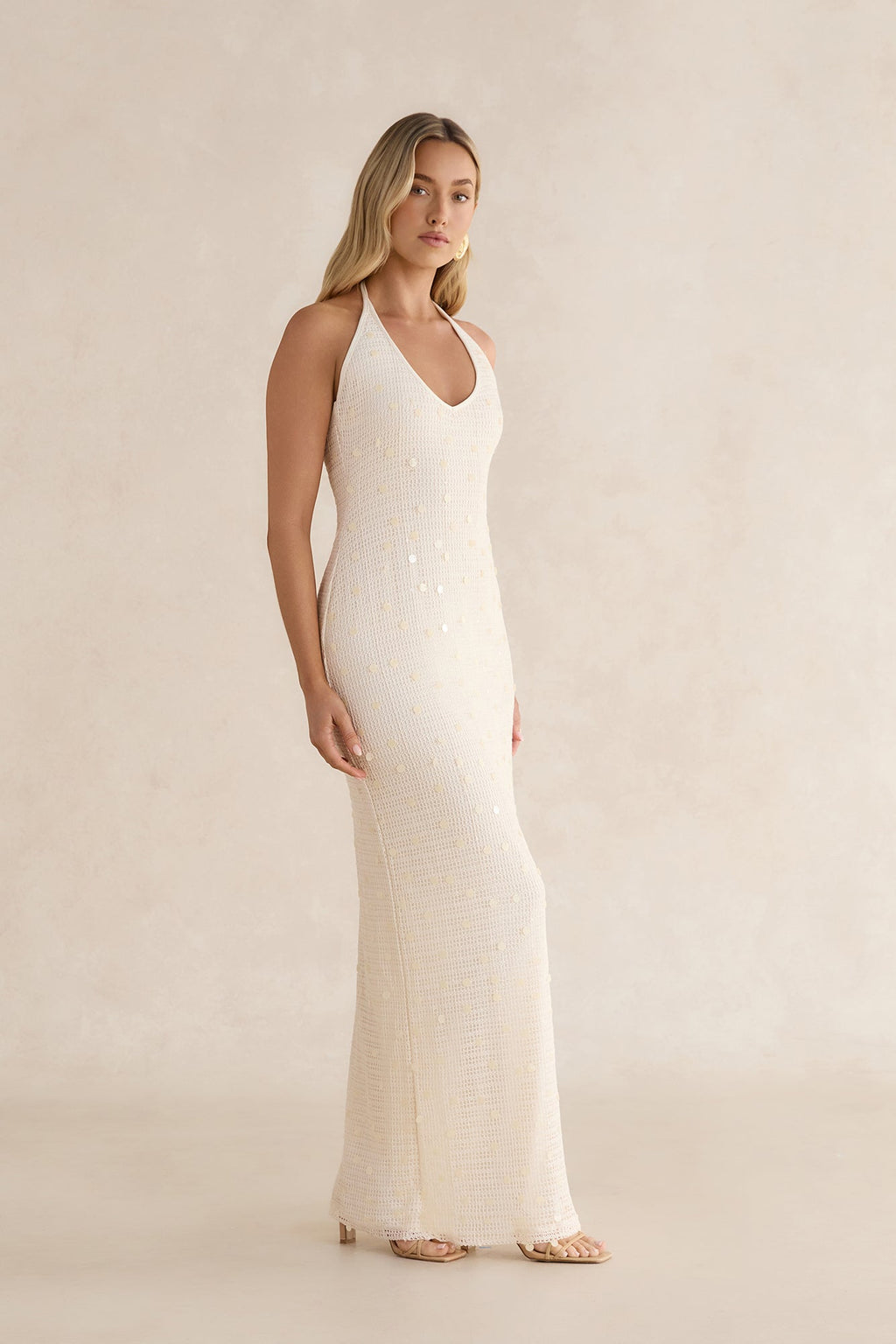 Kimali Maxi Dress Cream