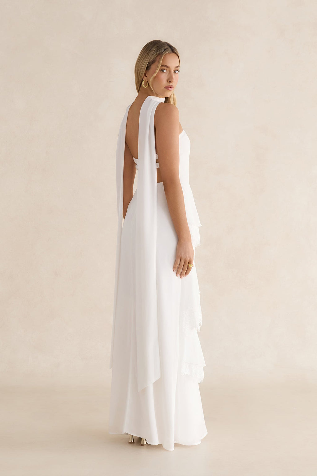 Tell Me Why Strapless Maxi Dress White