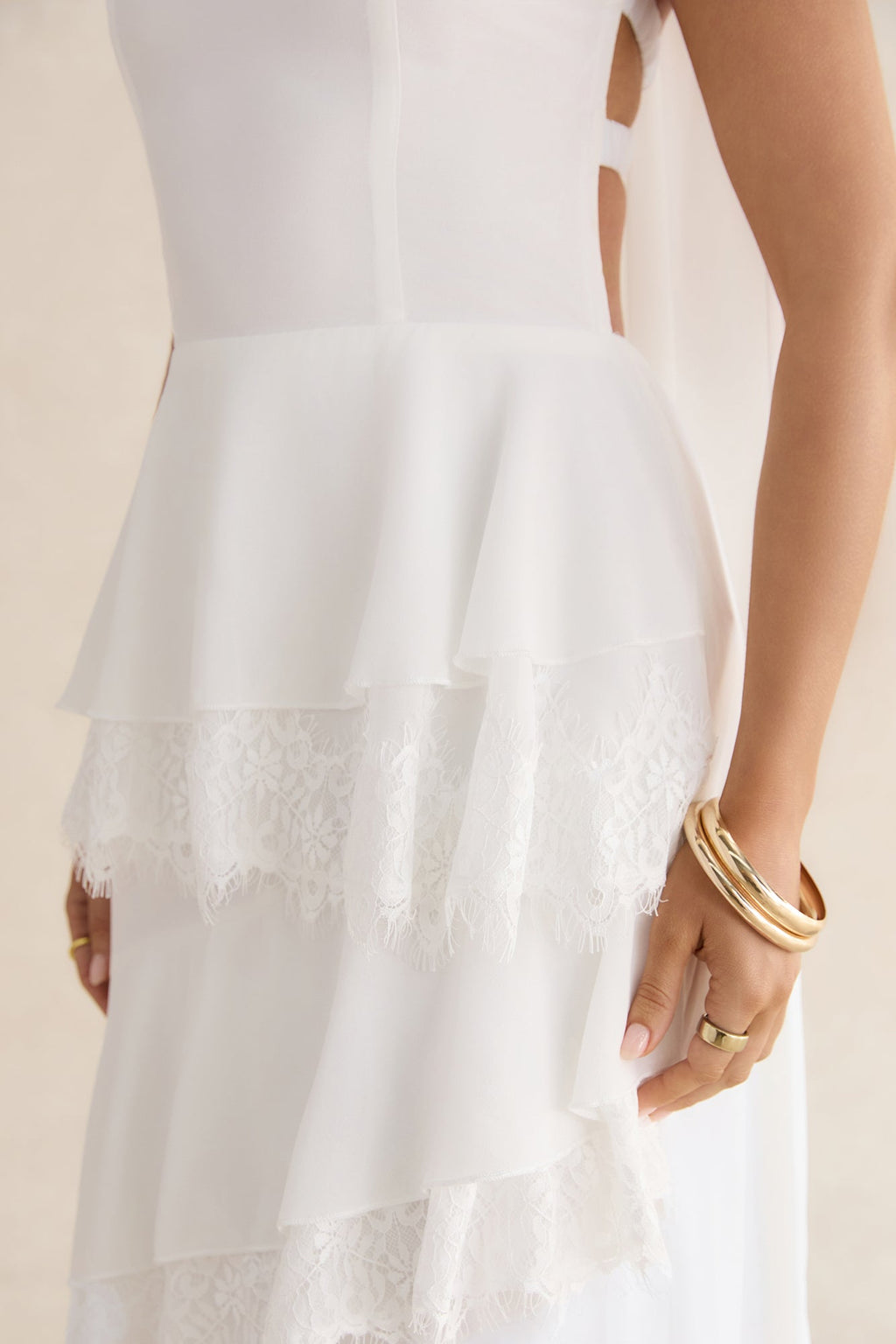 Tell Me Why Strapless Maxi Dress White