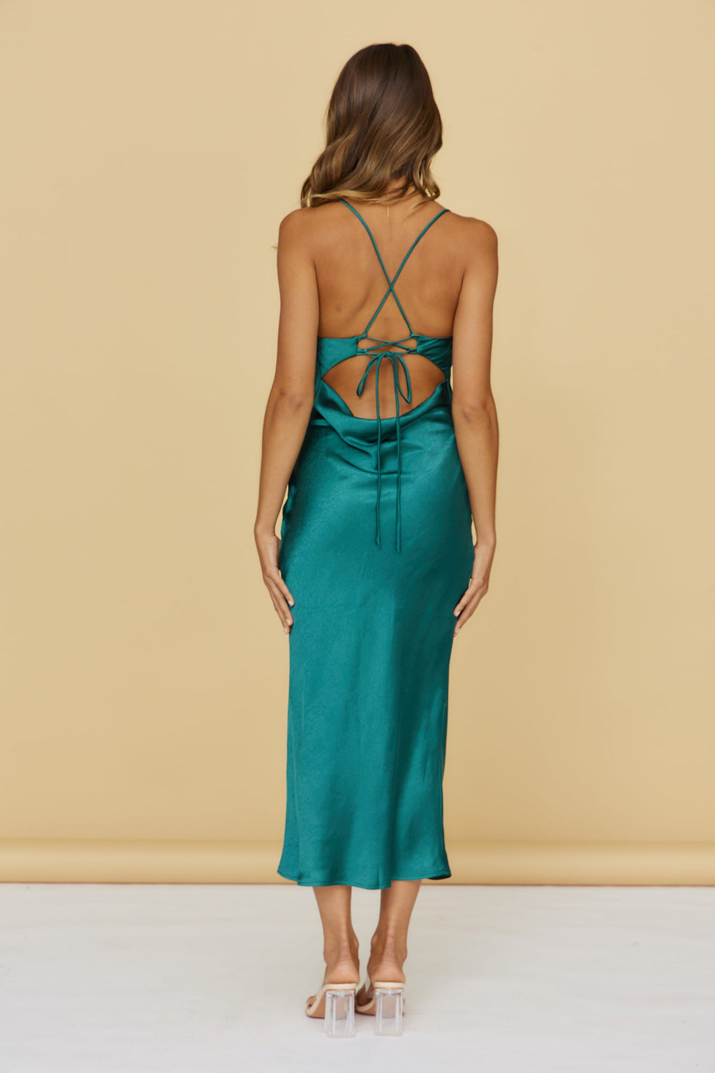Sanctuary Maxi Dress Forest Green