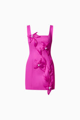 Bethany Mini Party Dress In Purple