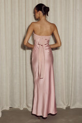 KADIE OFF SHOULDER MAXI DRESS - MUSK
