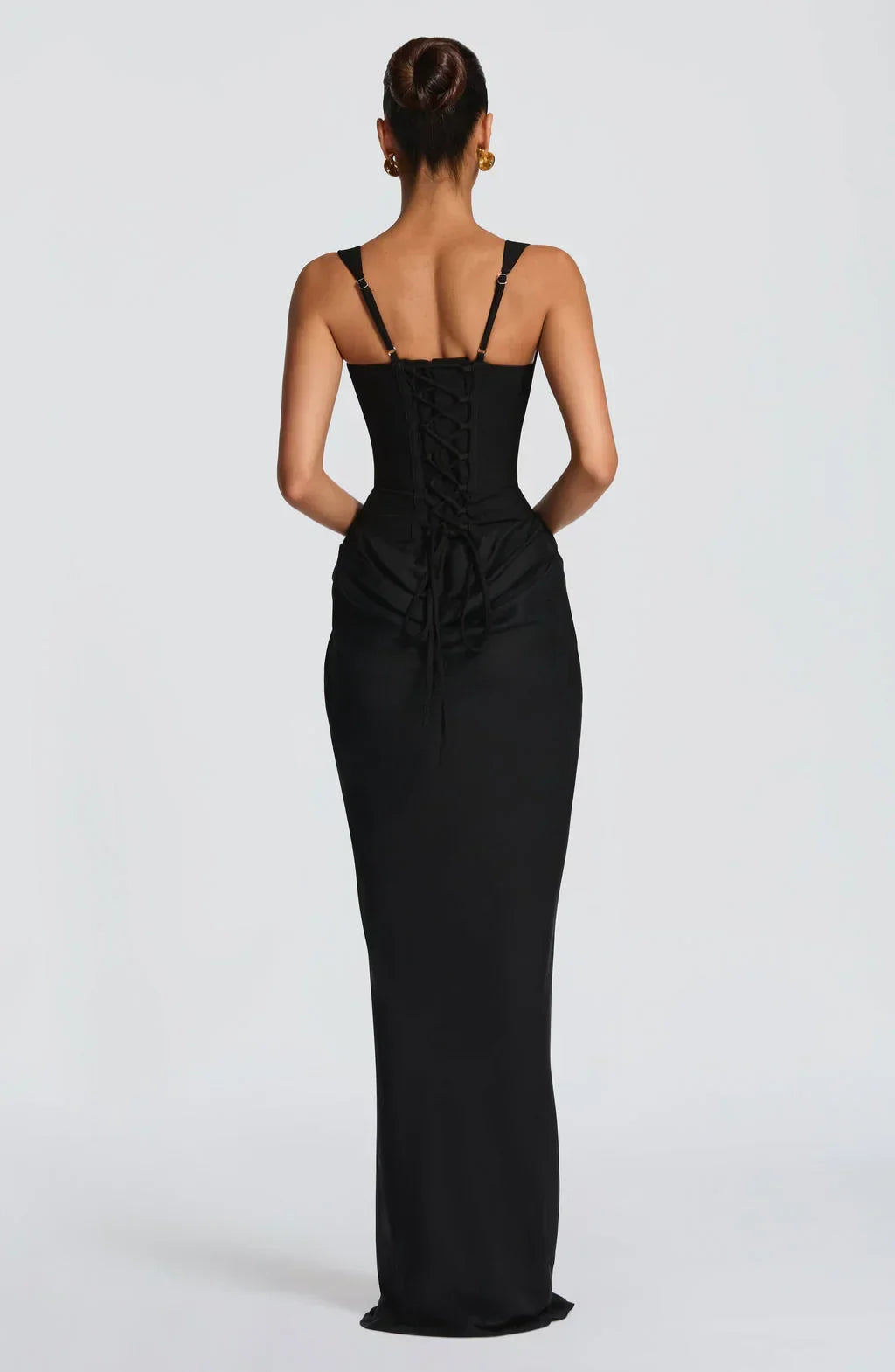 Hourglass Maxi Dress — Sculpted Silhouette, Effortless Style