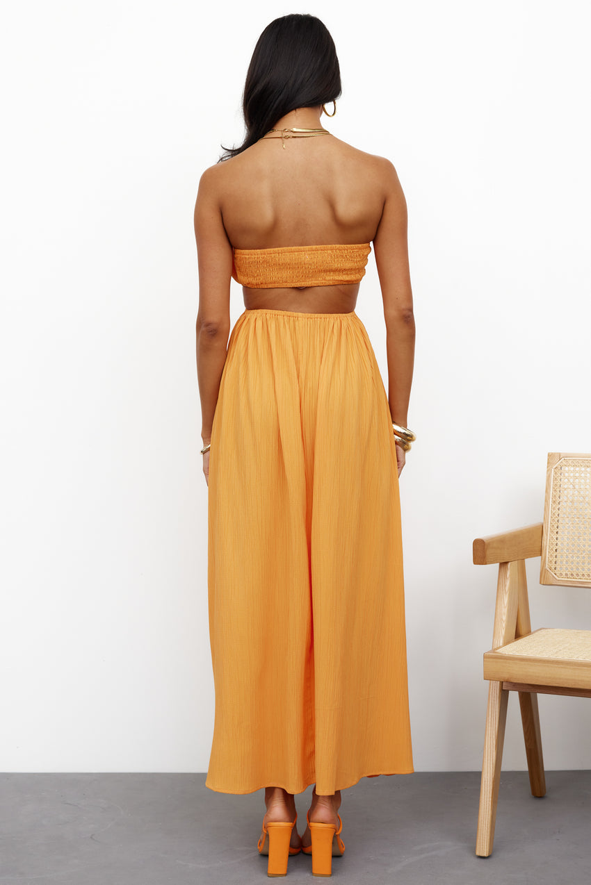GORG Lover Midi Dress Orange