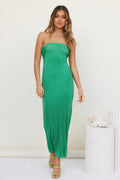 Thinking Of Dusk Maxi Dress Green
