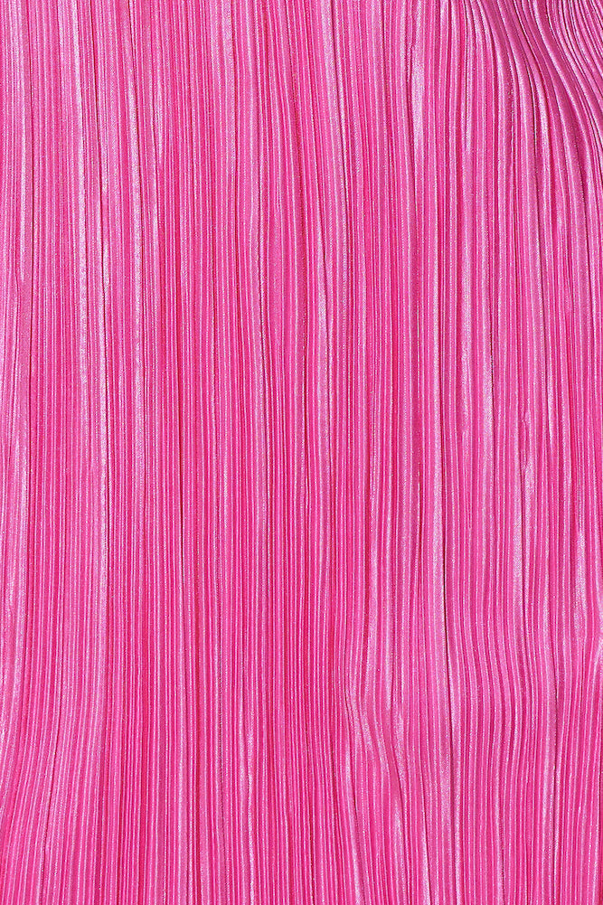 Horizons Meet Plisse Dress Pink
