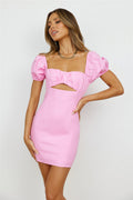 Candy High Mini Dress Pink