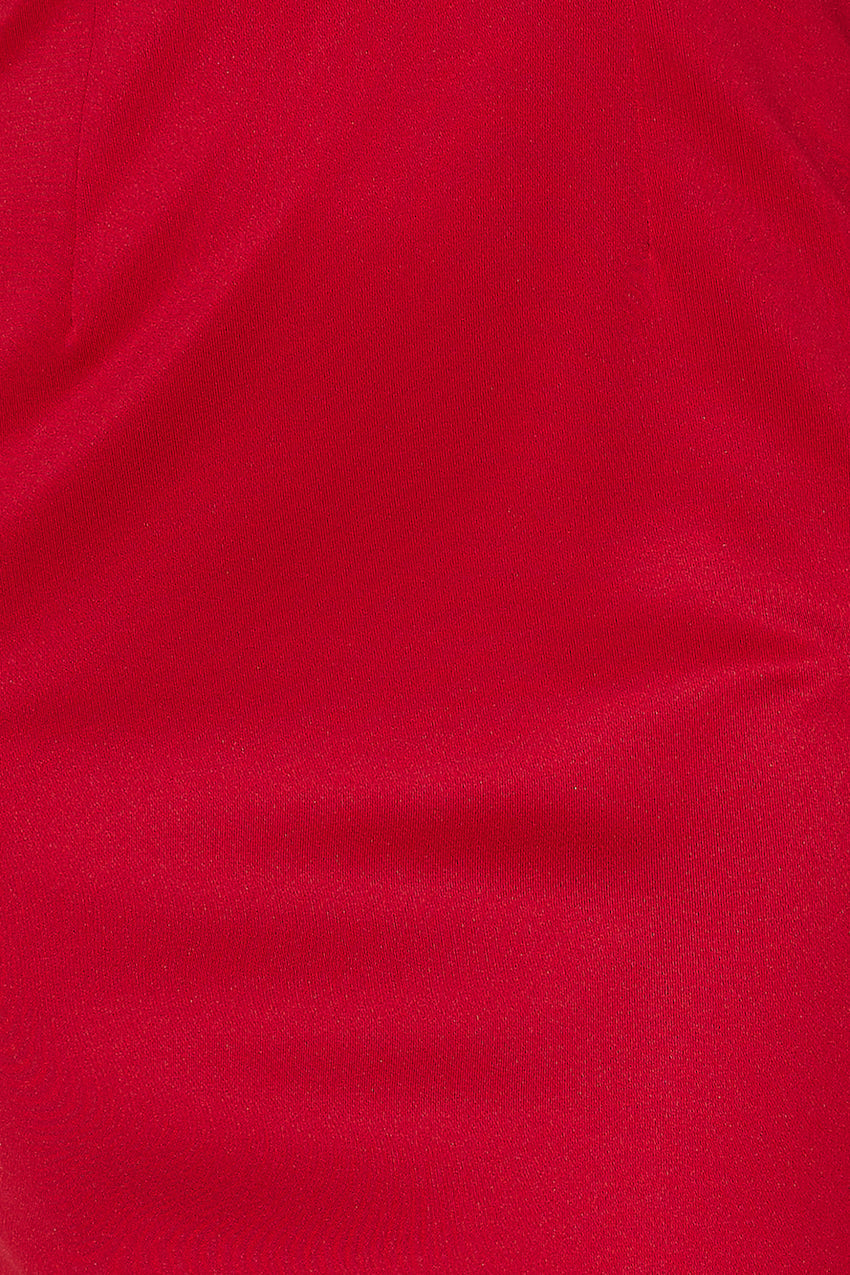 Iconic Fit Midi Dress Red
