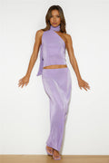 Fashion Retreat Maxi Skirt Lilac