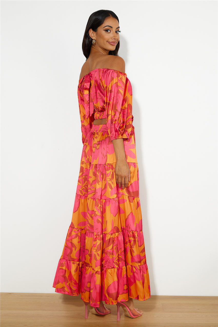 Her Time To Shine Maxi Dress Pink