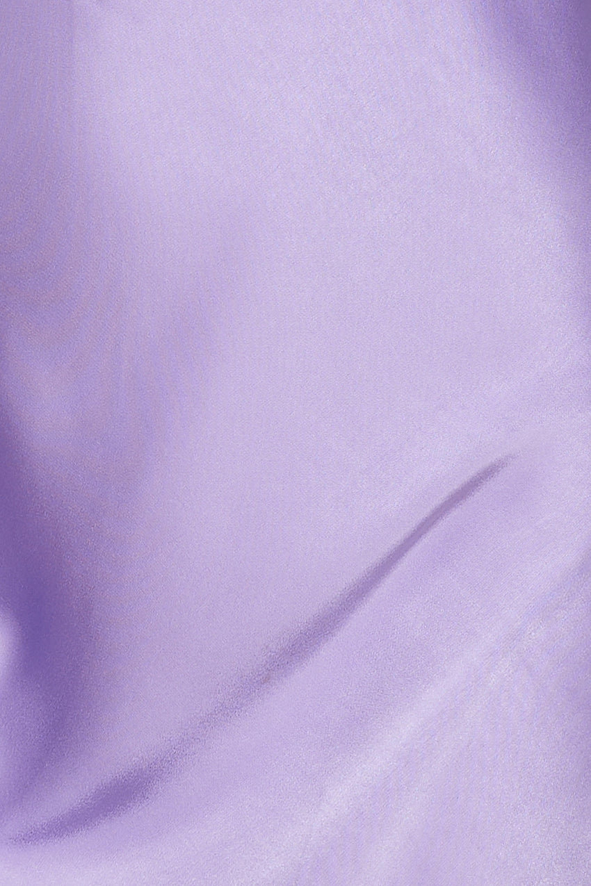 Meet Tonight Satin Dress Lilac