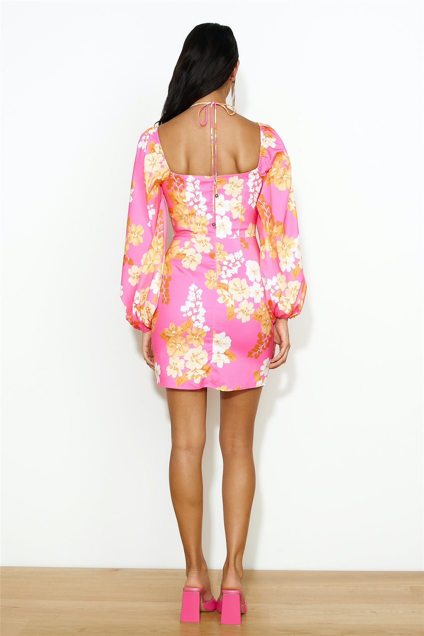 Fresh Season Mini Dress Pink
