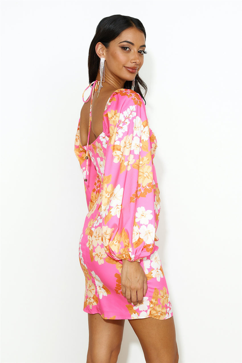 Fresh Season Mini Dress Pink