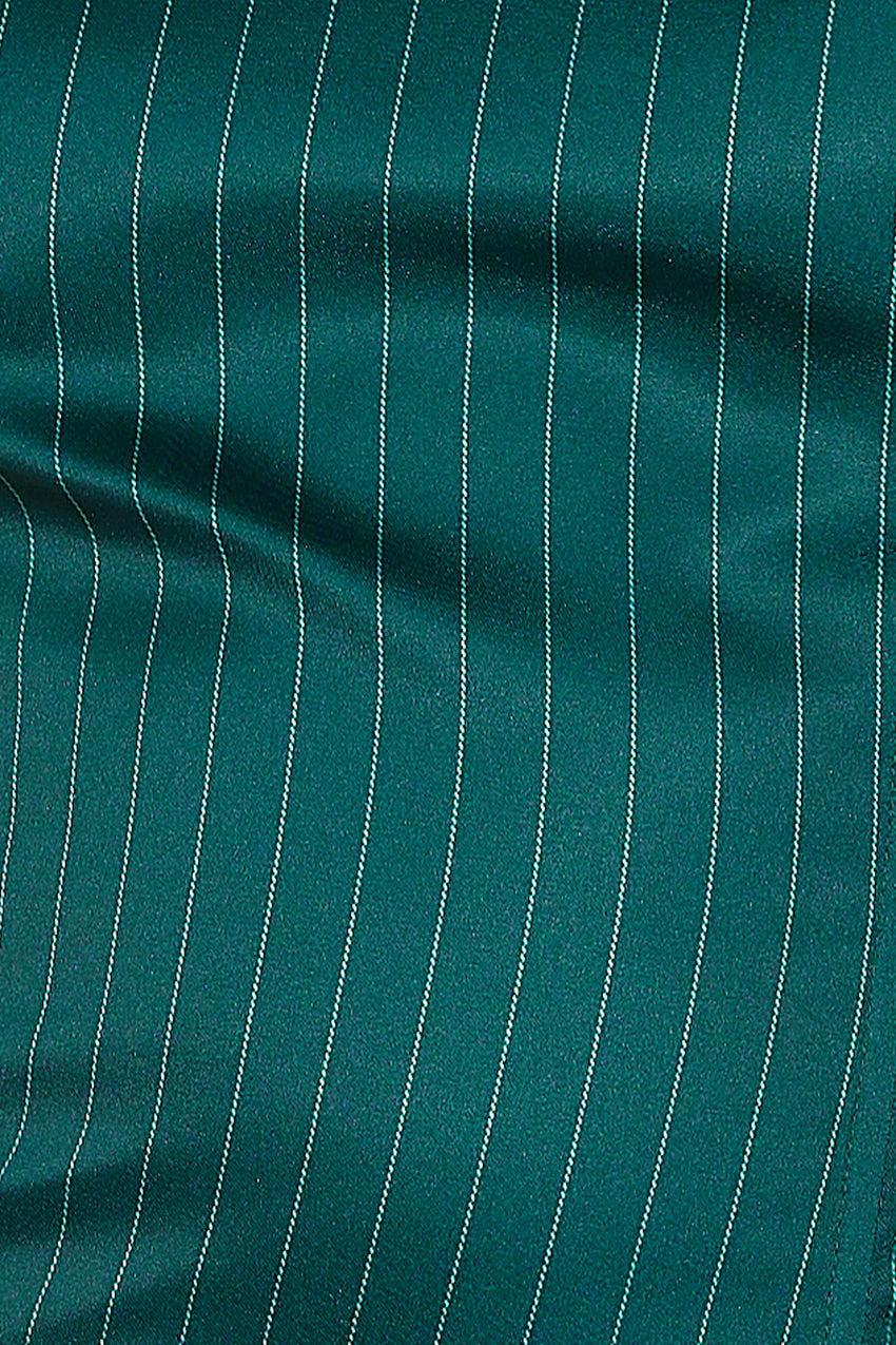 LIONESS Aniston Corset Green Pinstripe
