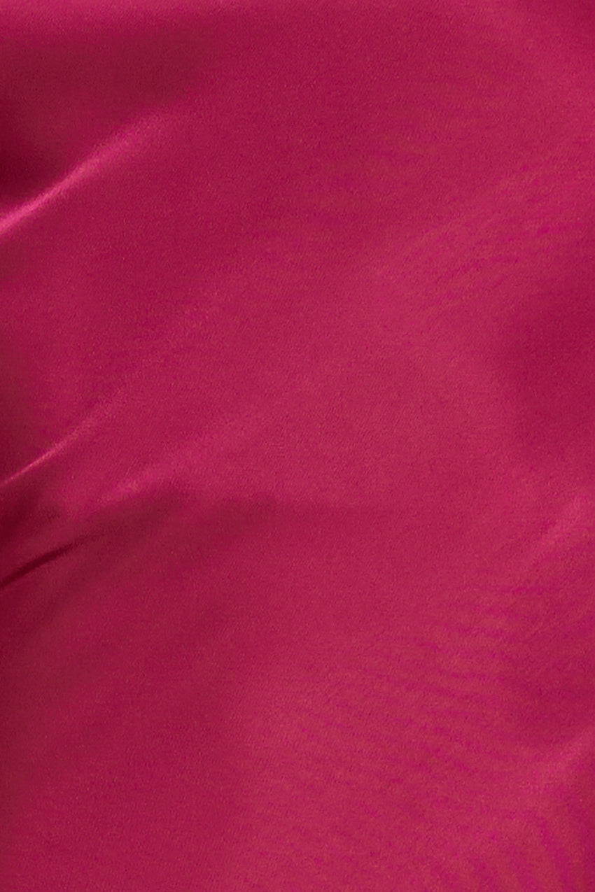 Cocktail Events Satin Mini Dress Berry