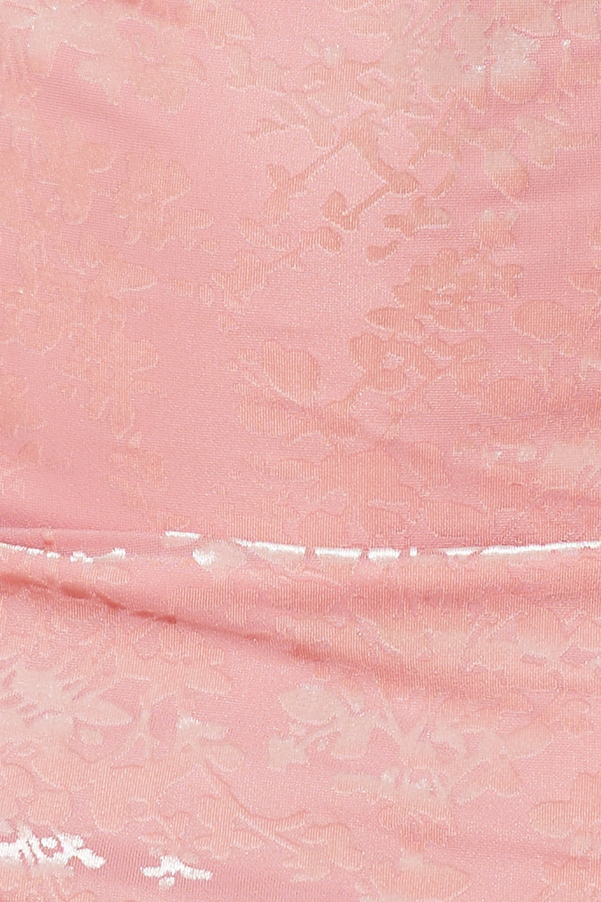 Glowing Smile Velvet Mini Dress Pink