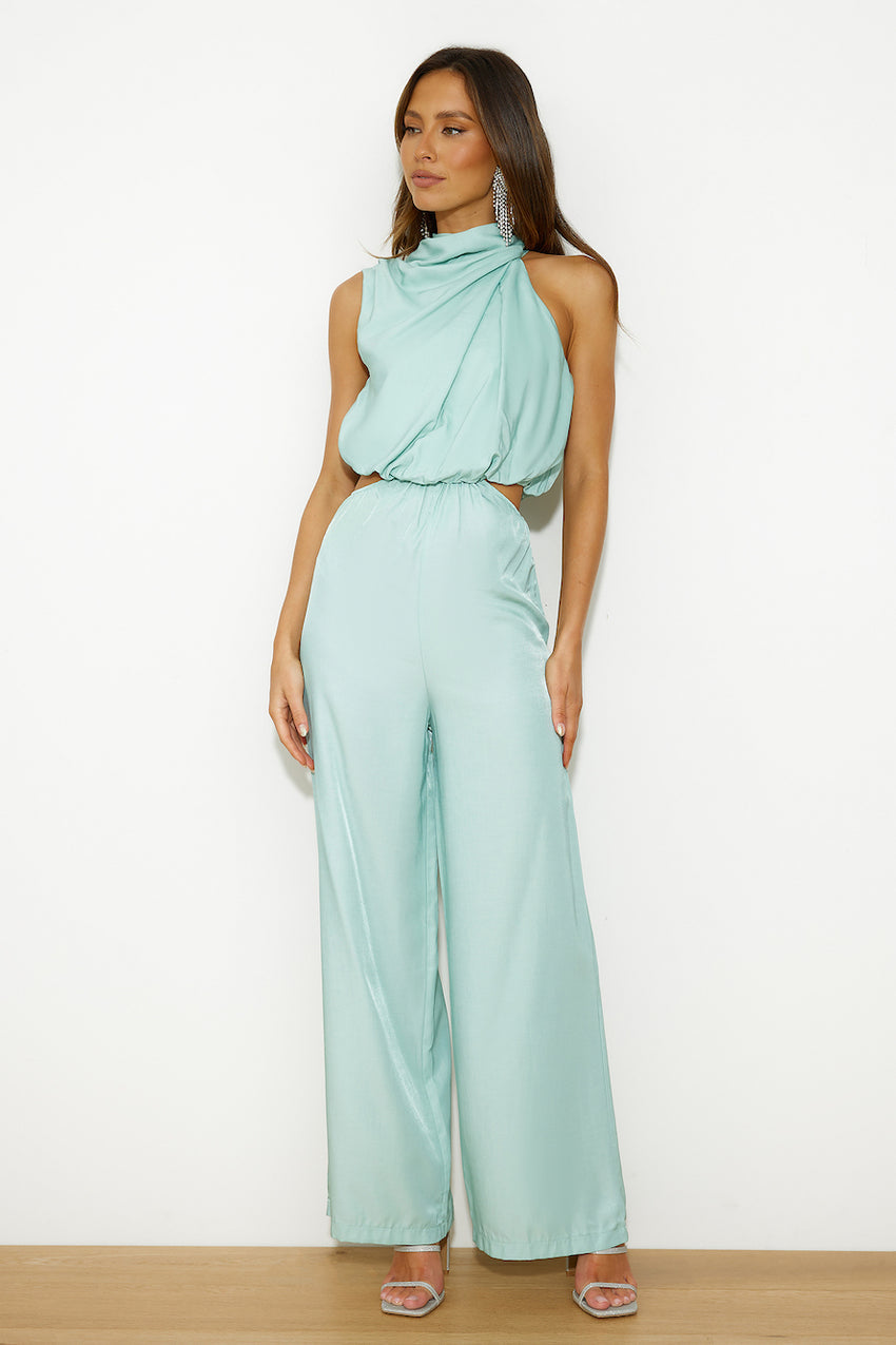 Her Values Jumpsuit Sage