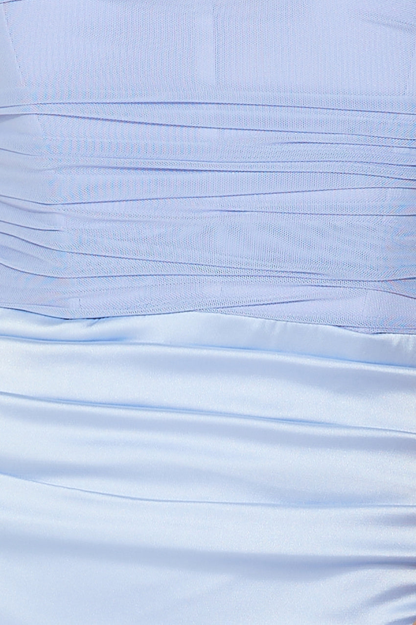 Fortune Seeker Midi Dress Blue