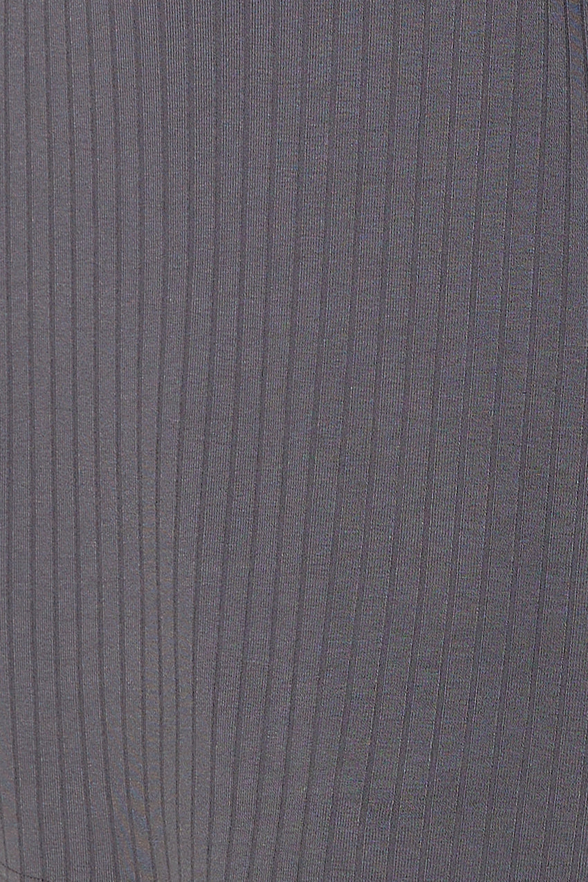Laser Focus Mini Dress Charcoal Grey