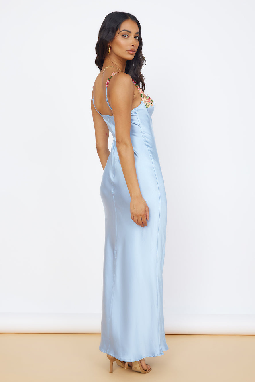 Magnetic Forces Maxi Dress Blue