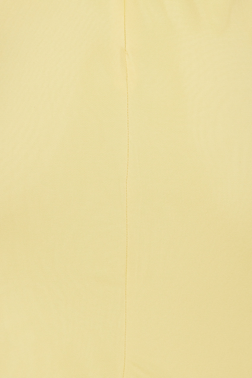 Hourglass Love Mesh Maxi Dress Yellow