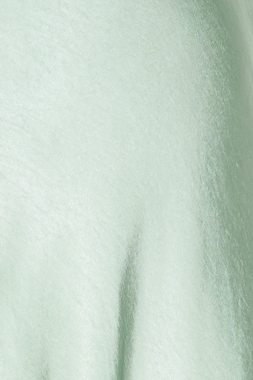 High Shine Nights Halter Satin Maxi Dress Sage