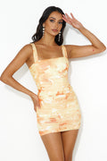 Fire 'Fit Mesh Mini Dress Orange