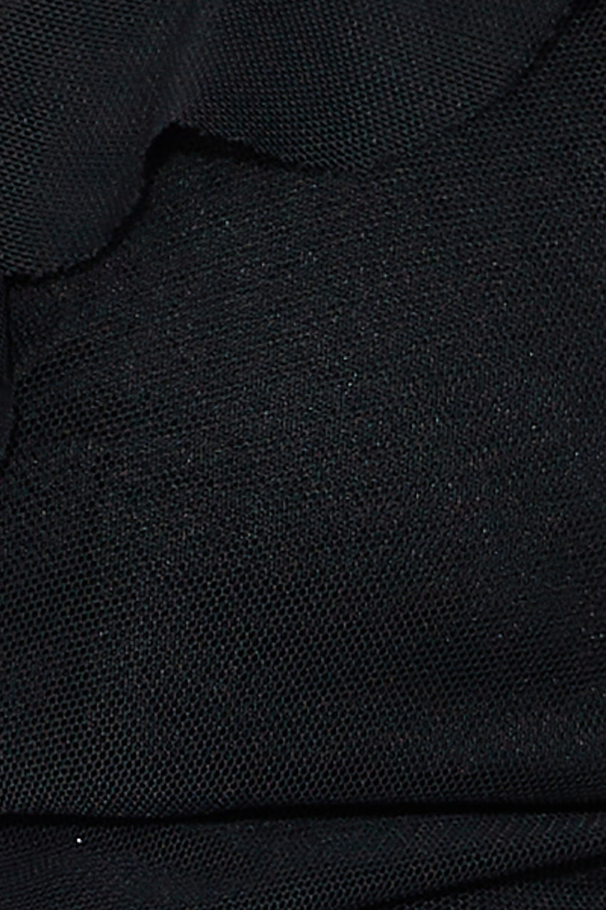 City Escape Mesh Top Black