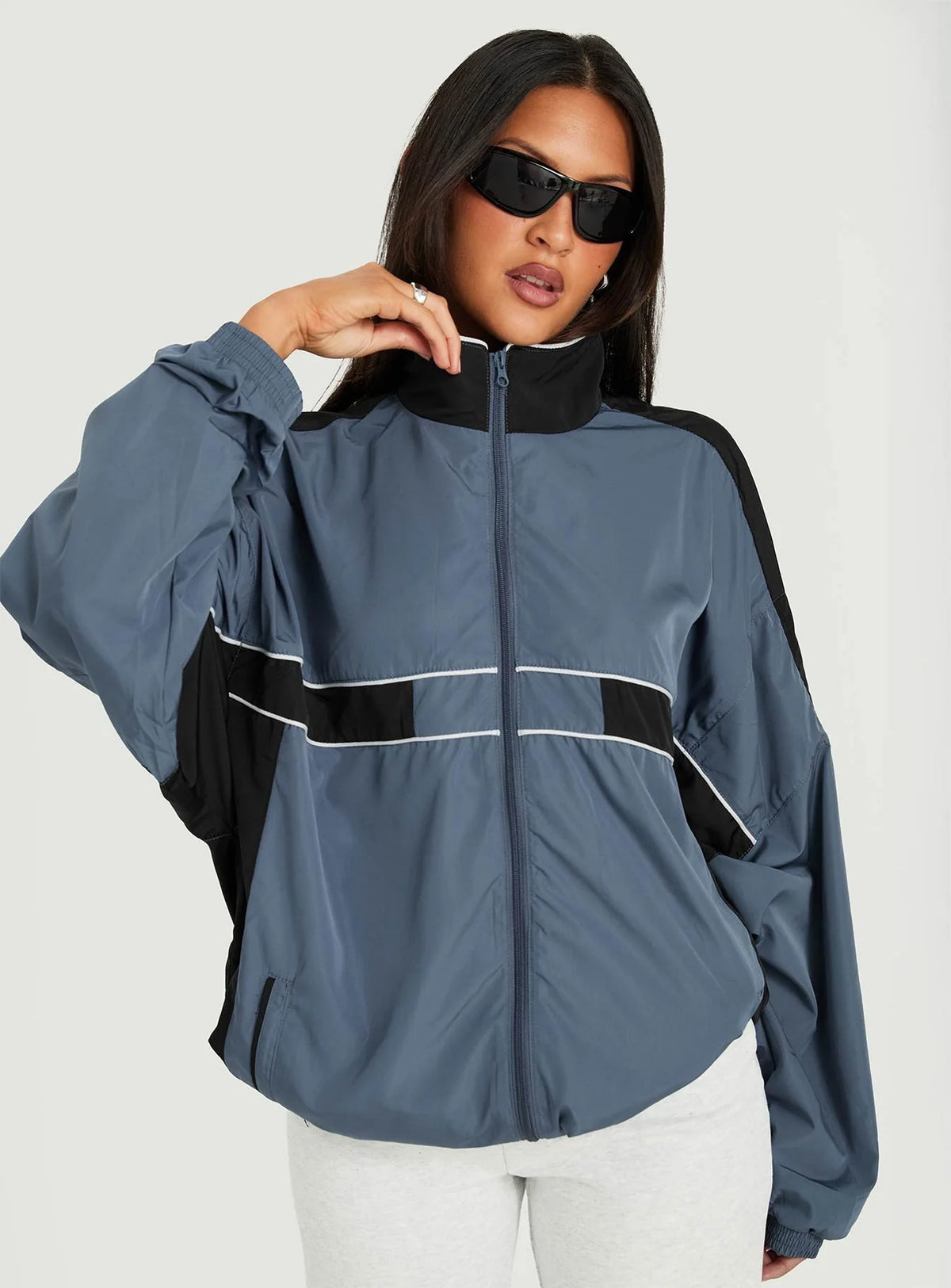Rhode Windbreaker Slate Blue
