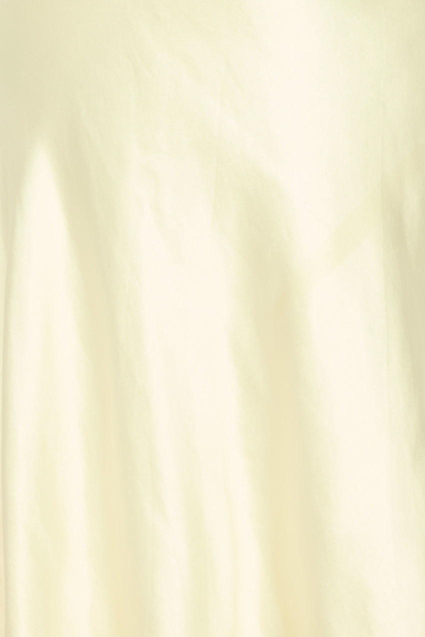 Blossom Joy Satin Midi Dress Yellow