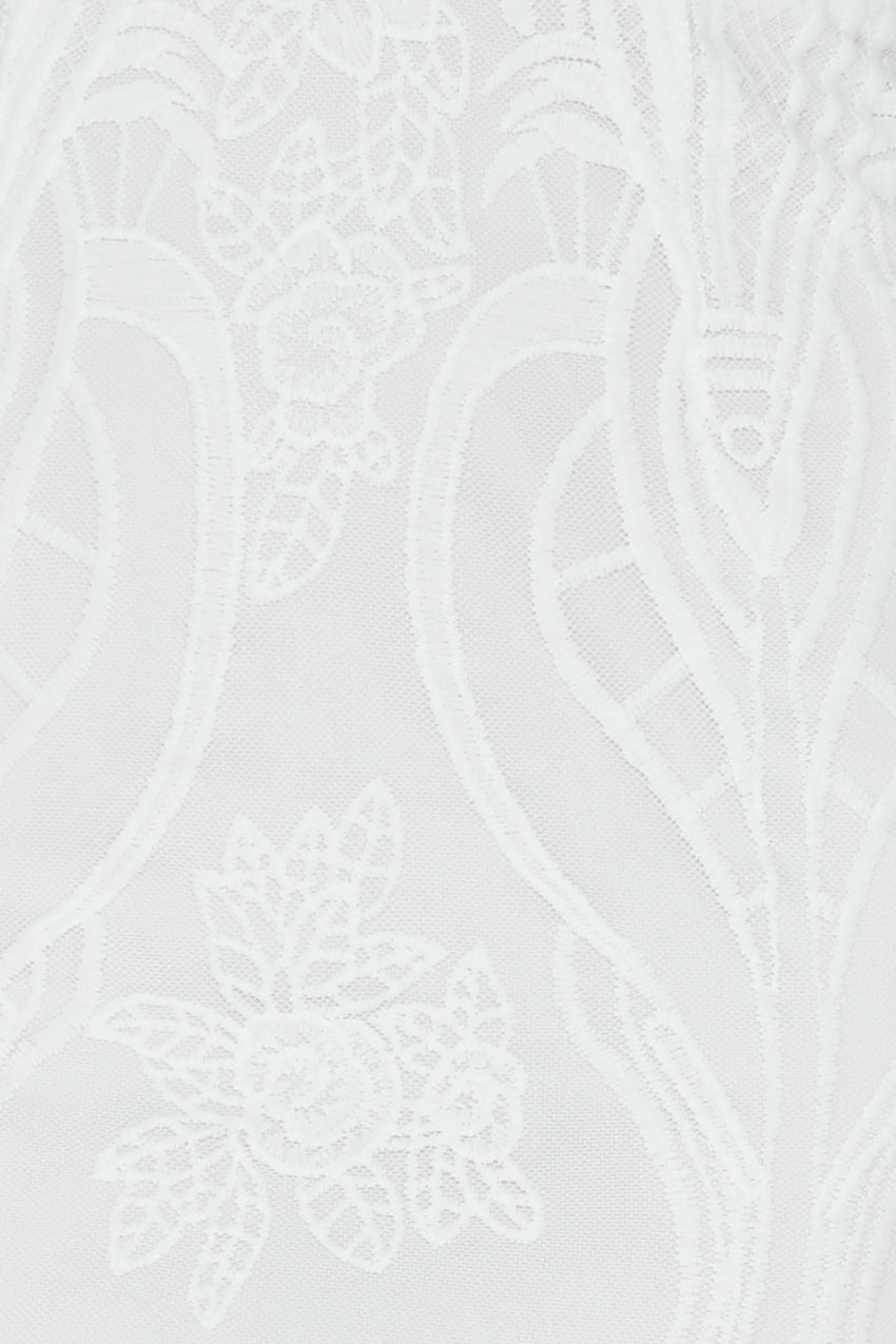 Feelings Are True Strapless Lace Maxi Dress White