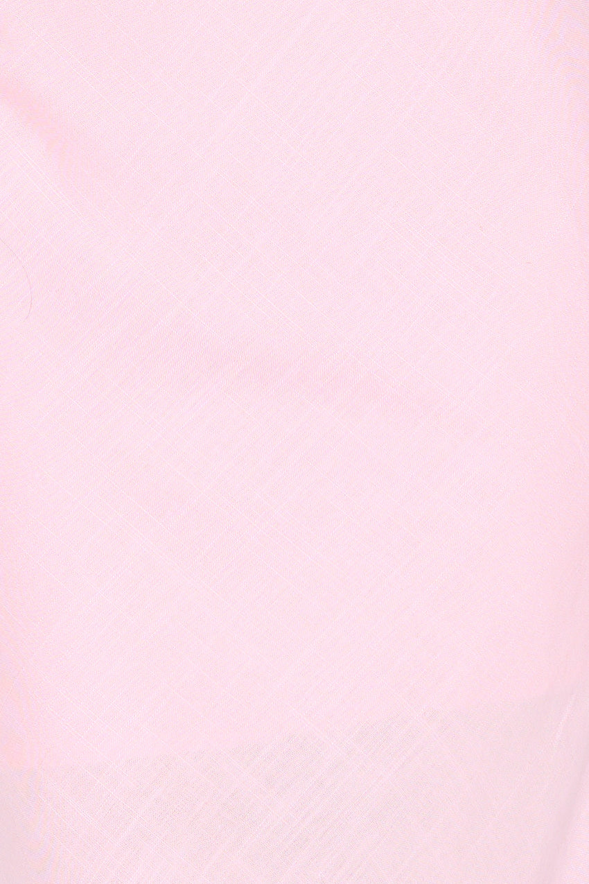 Country Summer Linen Blend Maxi Dress Pink