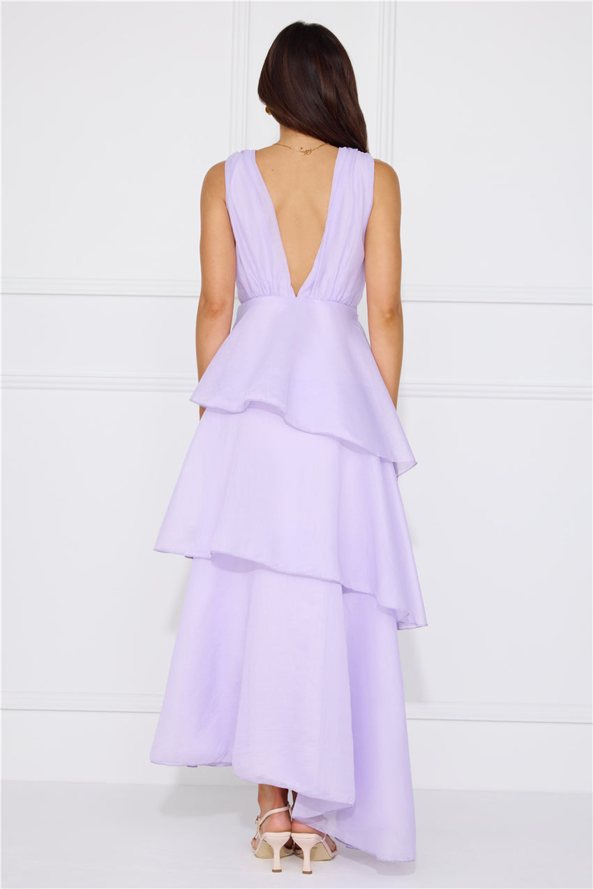 Fashion Zone Maxi Dress Lilac