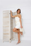 Movie Star Strapless Mini Dress White