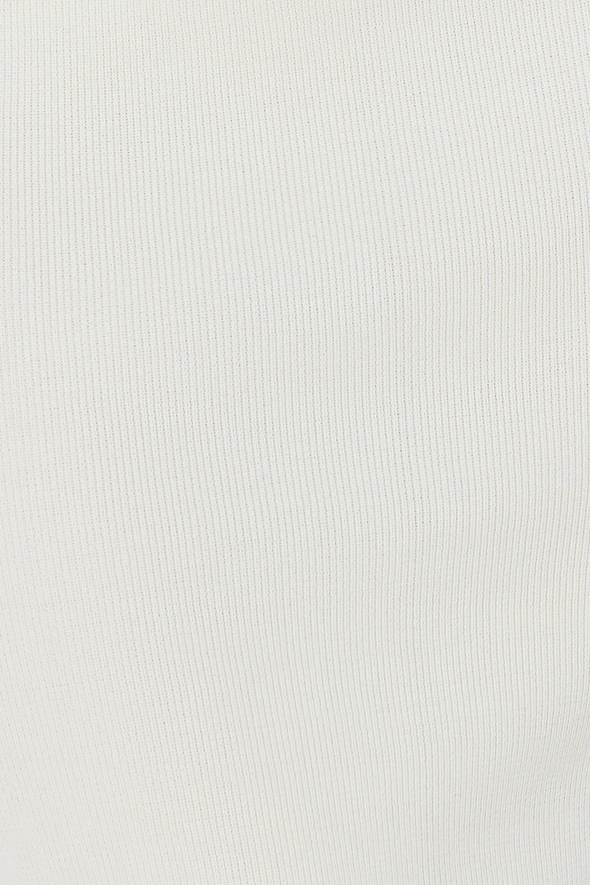Mayfair Knit Maxi Skirt White