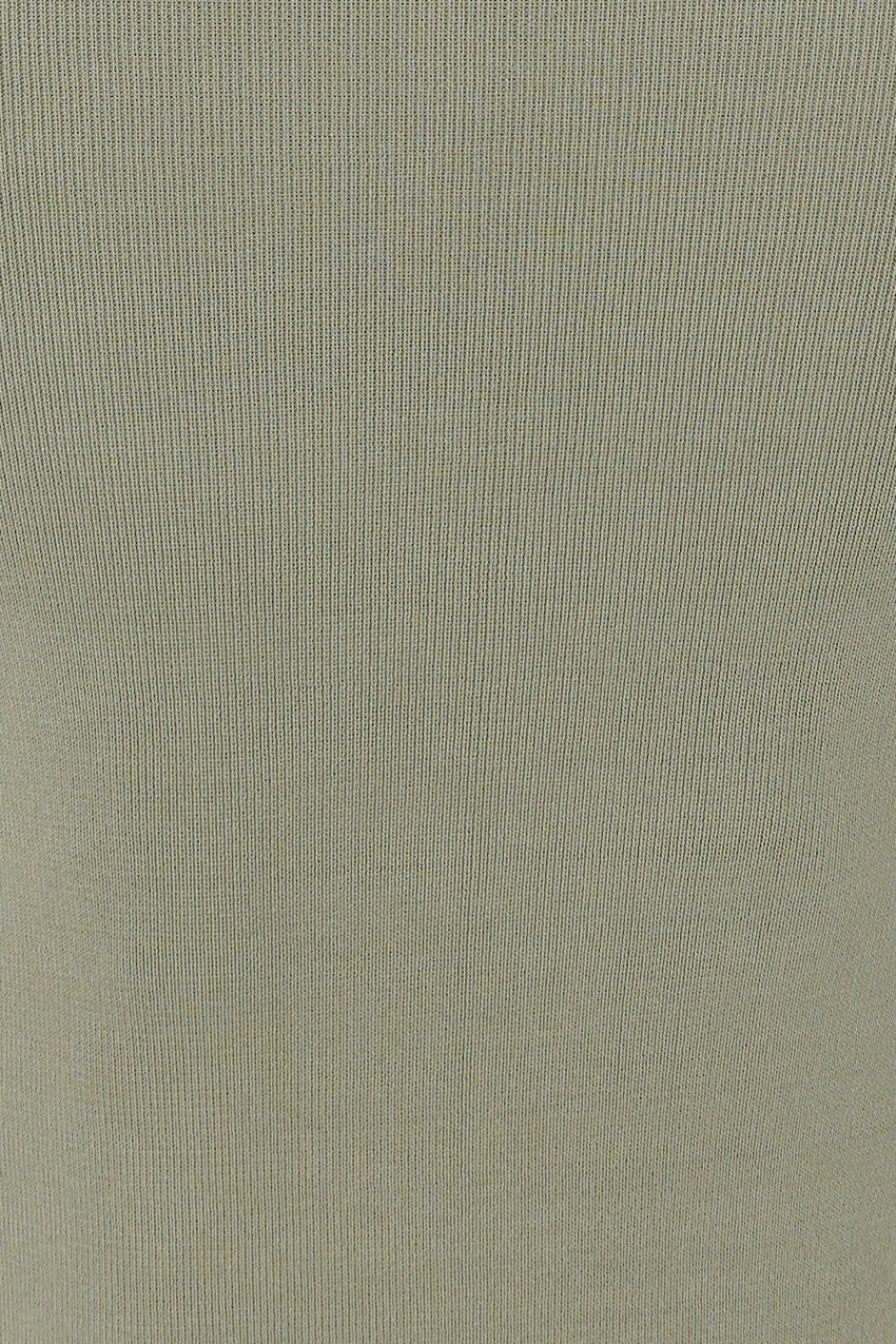 Mayfair Knit Maxi Skirt Khaki