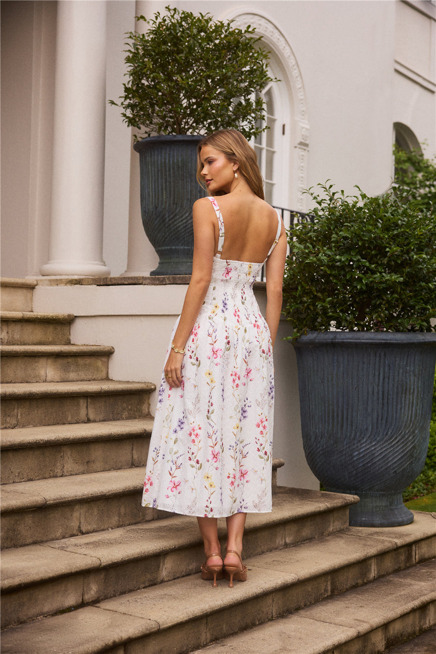Whimsical Charm Maxi Dress Print