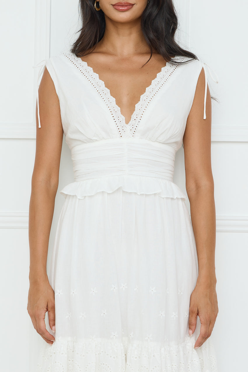 Desert Oasis Maxi Dress White