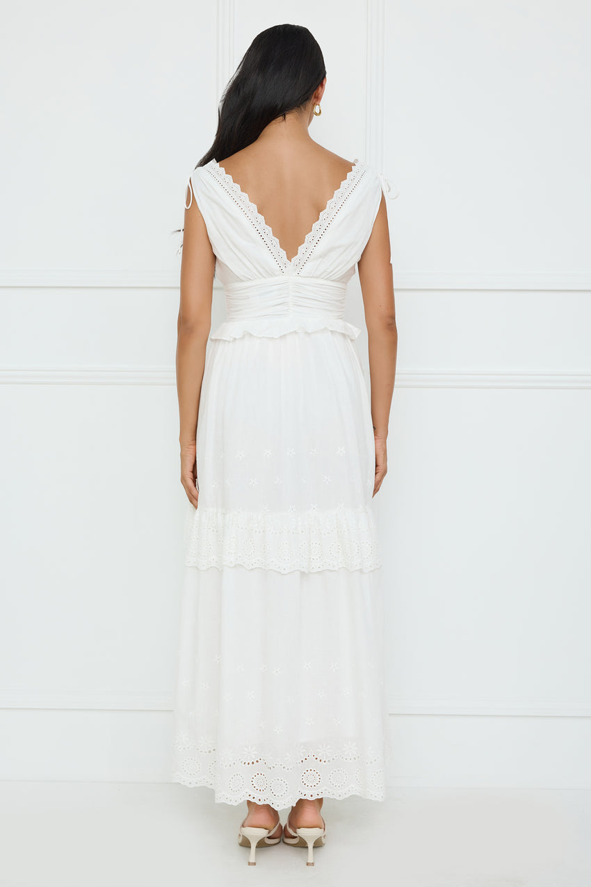 Desert Oasis Maxi Dress White