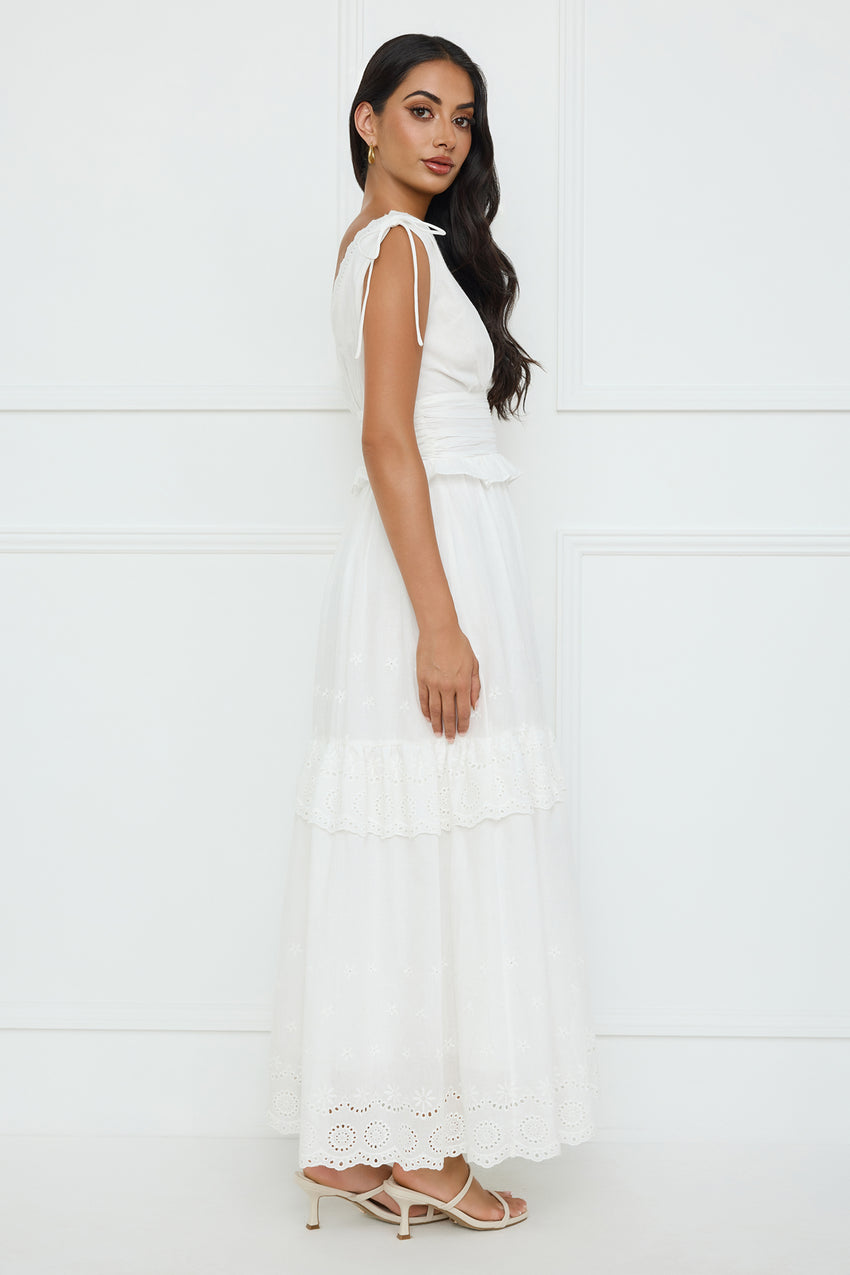 Desert Oasis Maxi Dress White