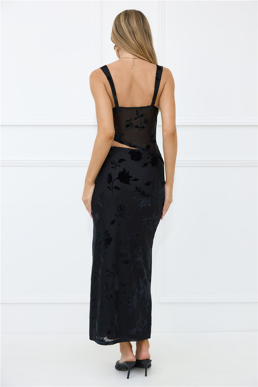 Garden Grove Maxi Skirt Black